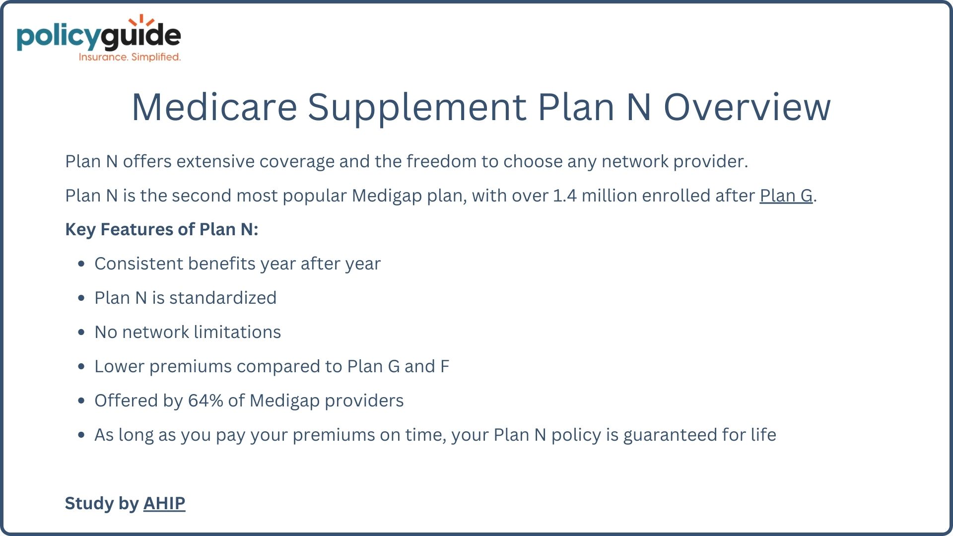 Medicare Supplement Plan N Overview