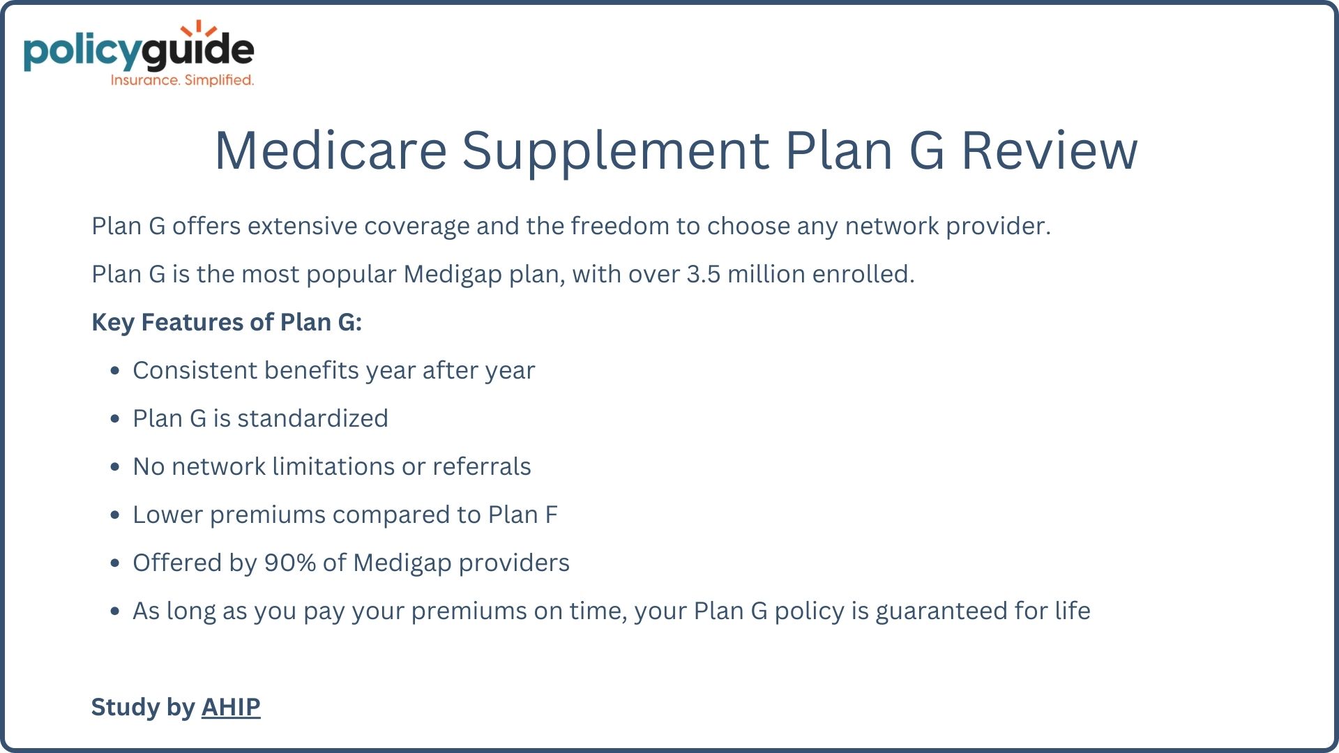 Medicare Supplement Plan G Review