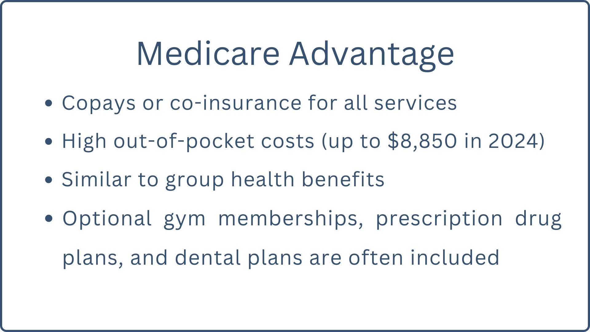 Medicare Advantage Benefits 